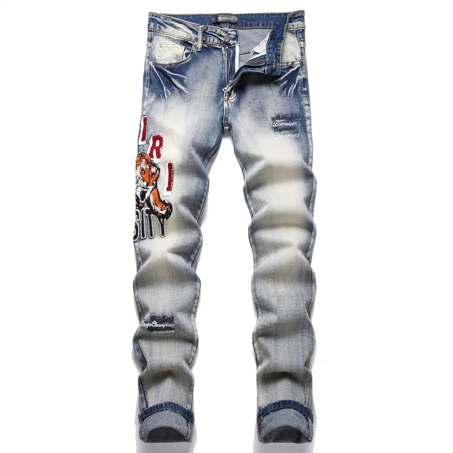 Amiri Tiger Head Denim Jeans