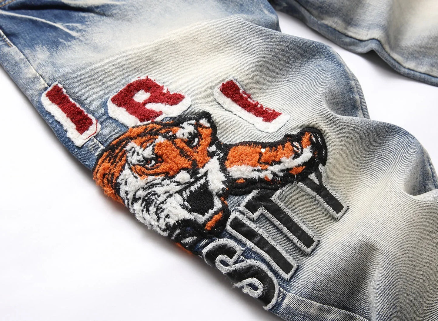 Amiri Tiger Head Denim Jeans
