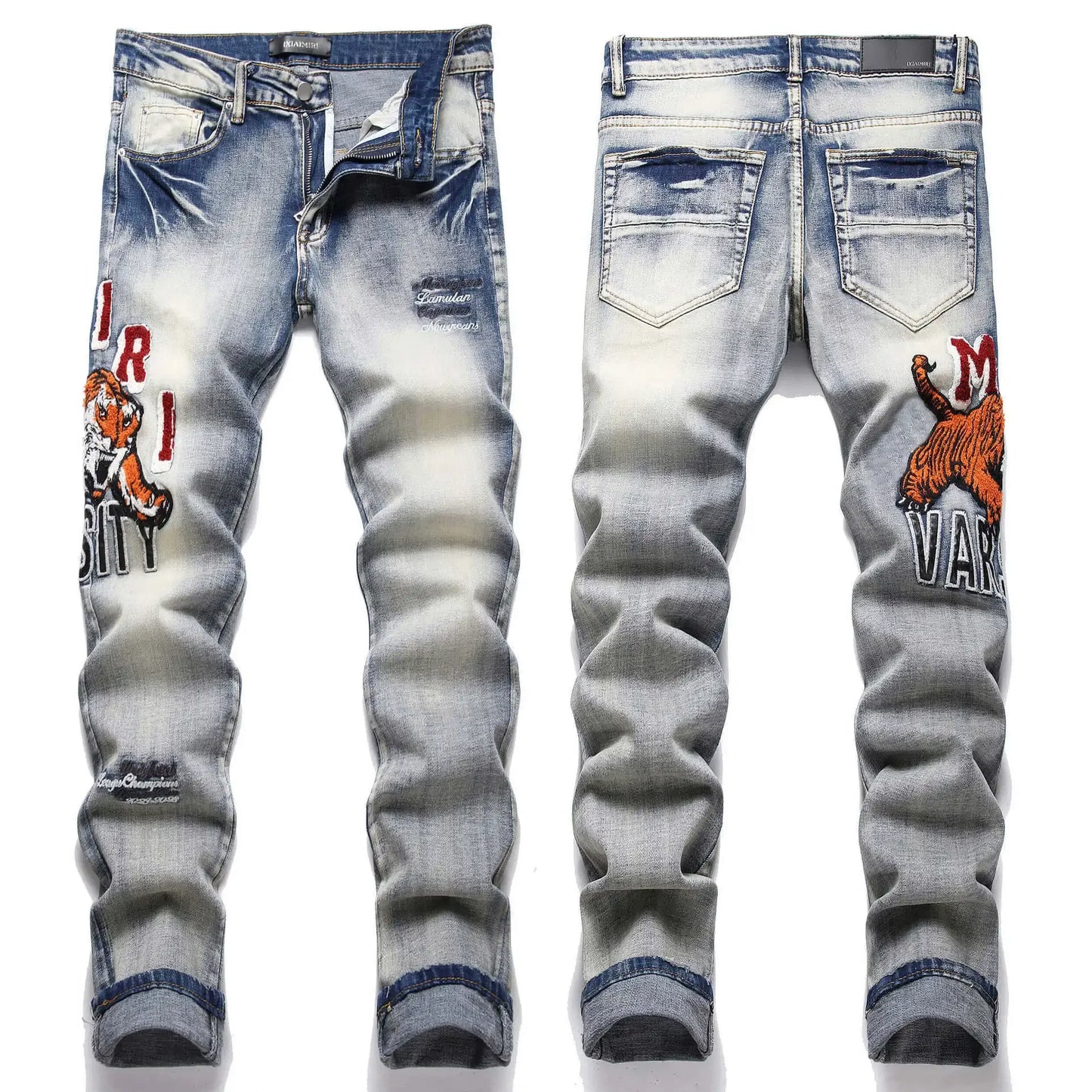 Amiri Tiger Head Denim Jeans
